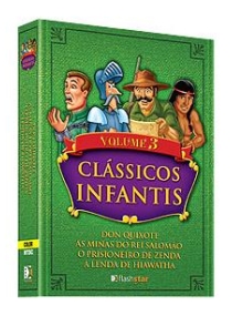 4 Desenhos: A Lenda de Hi Awatha (1937) - As Minas do Rei Salomao (1937) - Don Quixote (1979) - Prisioneiro de Zenda (1979)